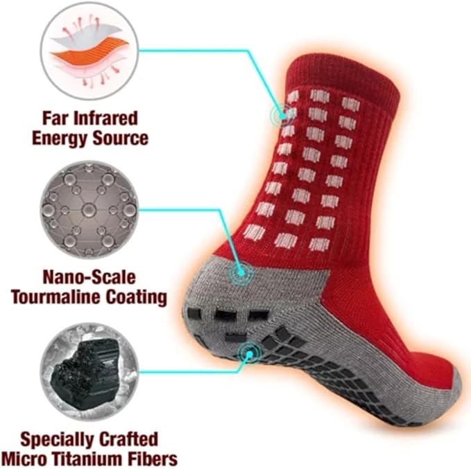 Calcetines de turmalina premium para bienestar y confort